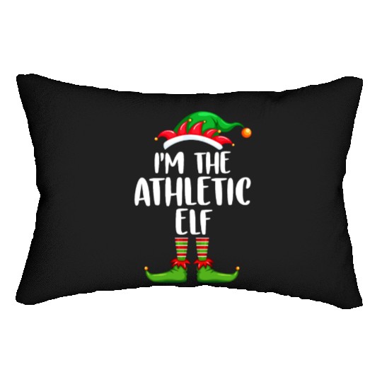 I'm The Athletic Elf Lumbar Pillows Matching Family