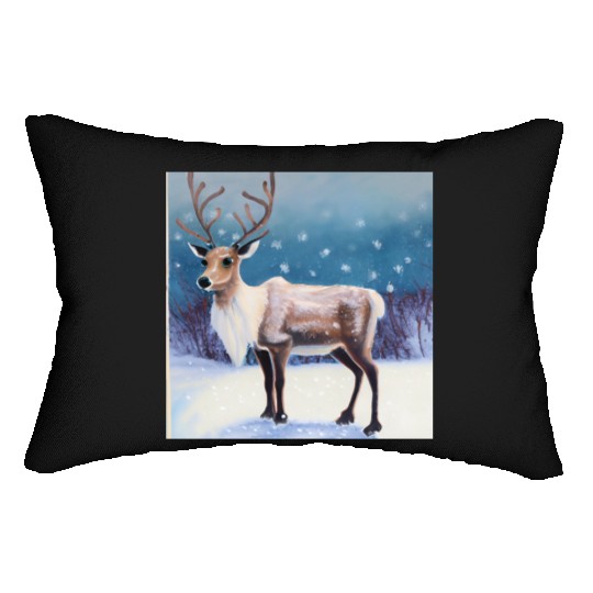 The beauty of winter Lumbar Pillows