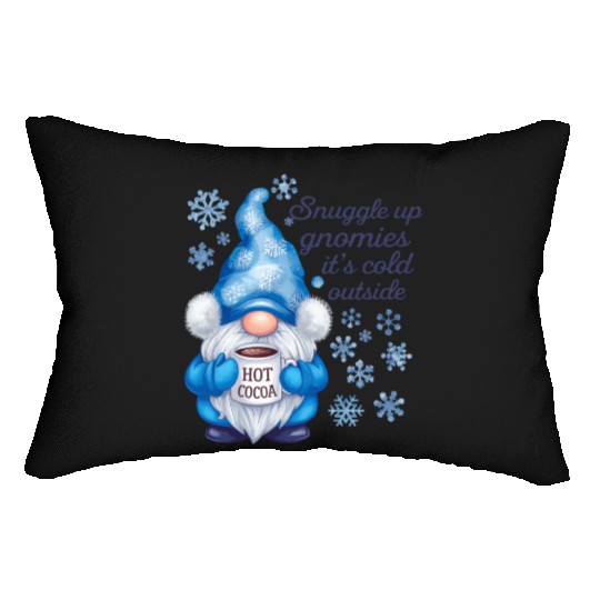 Gnome Christmas, Merry Christmas Lumbar Pillows