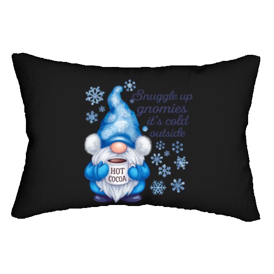 Gnome Christmas, Merry Christmas Lumbar Pillows