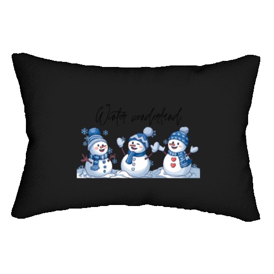 Snowman Christmas, Funny Snowman Lumbar Pillows