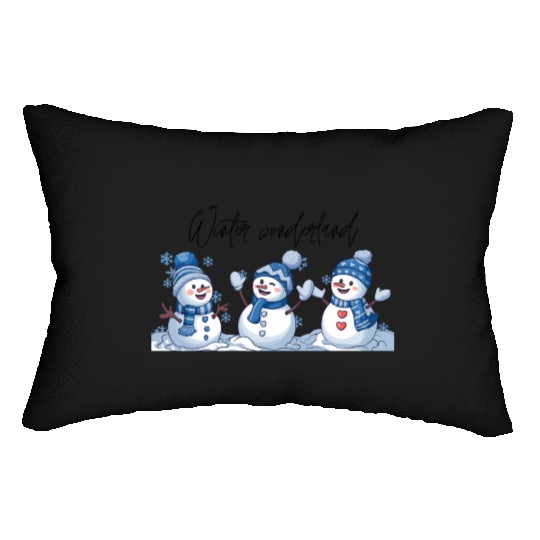 Snowman Christmas, Funny Snowman Lumbar Pillows