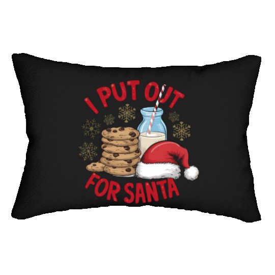 Merry Christmas, Christmas Retro Lumbar Pillows