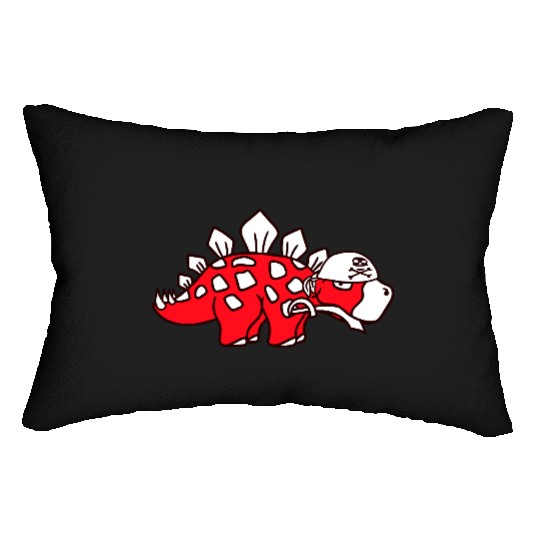 Stegosaurus Dinosaur Sabre Pirate Captain Dino Fun Lumbar Pillows