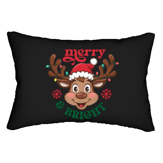 Merry and bright Lumbar Pillows