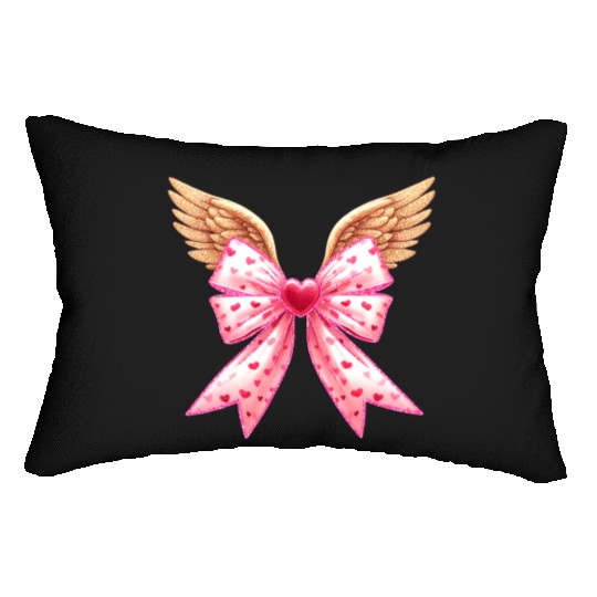 Cupid Bow, Valentine Retro Lumbar Pillows