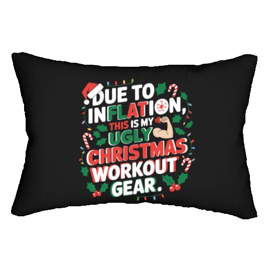 Inflation-Proof Christmas Workout Lumbar Pillows
