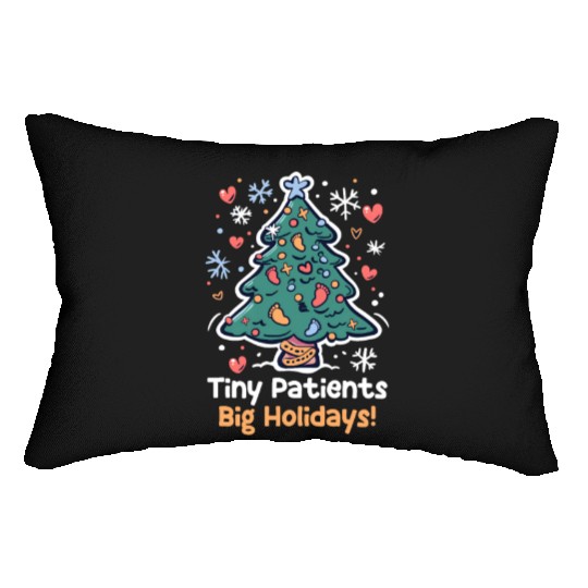 NICU Christmas Tiny Patients, Big Holidays! Lumbar Pillows