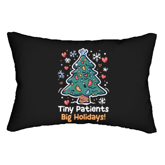 NICU Christmas Tiny Patients, Big Holidays! Lumbar Pillows