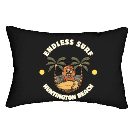 Huntington Beach Endless Surf Lumbar Pillows