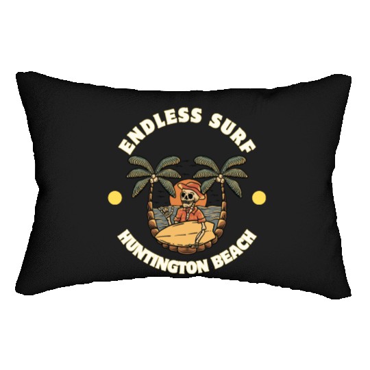 Huntington Beach Endless Surf Lumbar Pillows