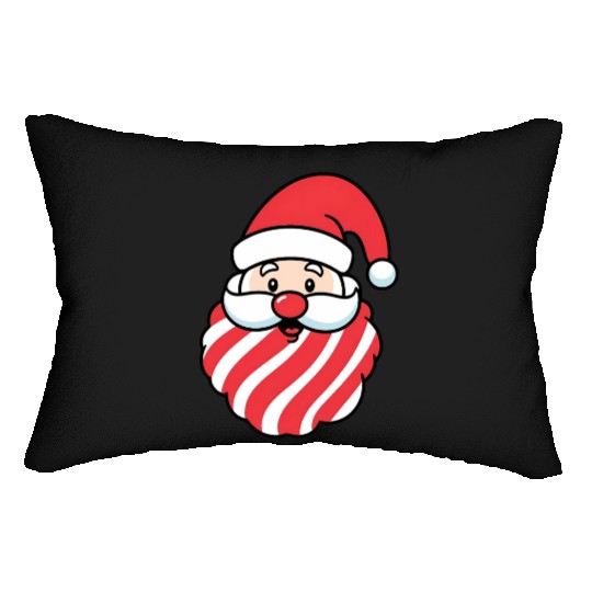 CandyClaus Candy Cane Santa Claus Christmas Lumbar Pillows