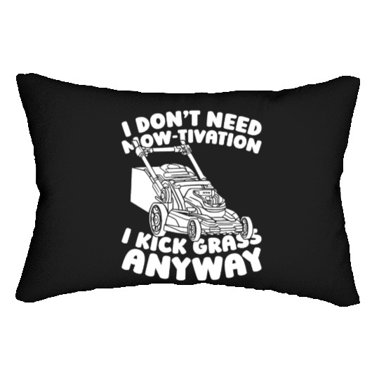 Lawn Mower Lawn Mowing Lumbar Pillows