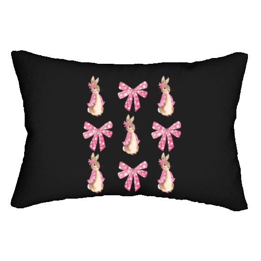 Happy Easter Day, Cute Easter Lumbar Pillows