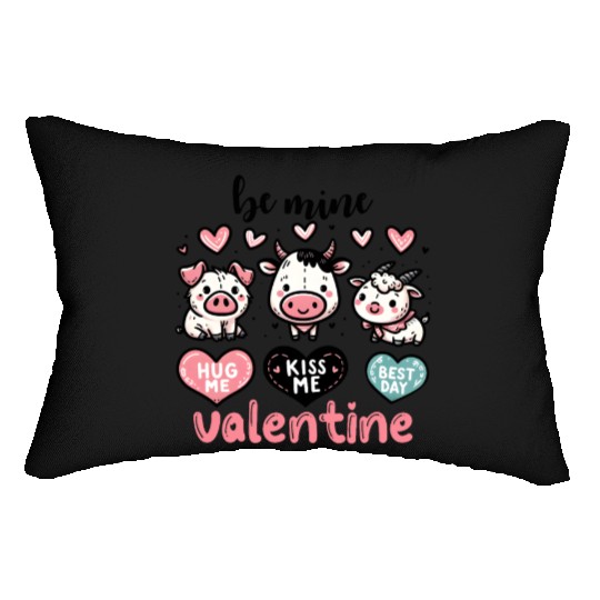 Valentines Cute, Valentine Day Lumbar Pillows