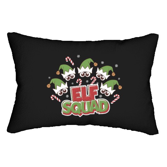 Elf Squad Lumbar Pillows