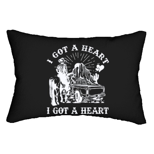 I Got A Heart Like A Truck Lumbar Pillows