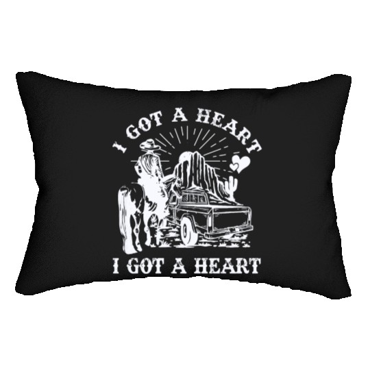 I Got A Heart Like A Truck Lumbar Pillows