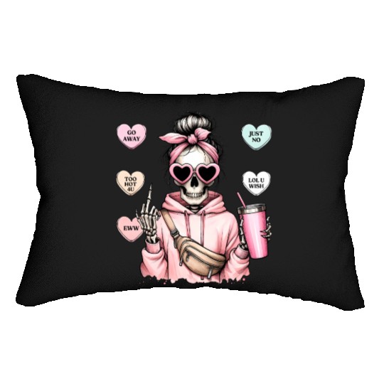 Valentines, Valentines Day, Retro Valentine Lumbar Pillows