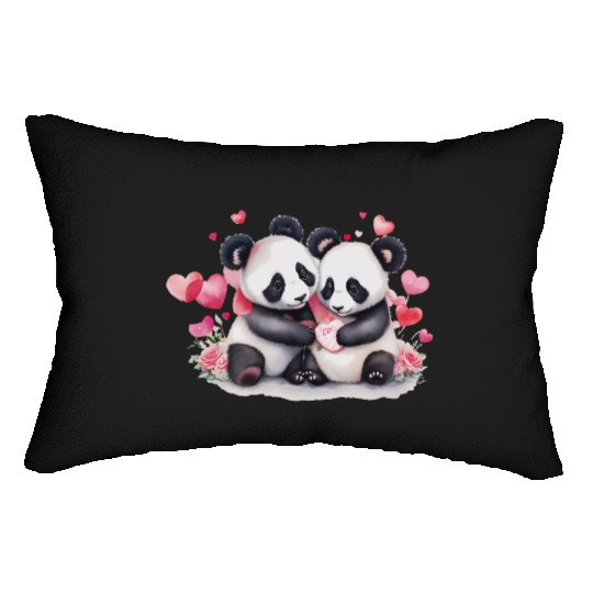 Valentines Day, Valentine Retro Lumbar Pillows