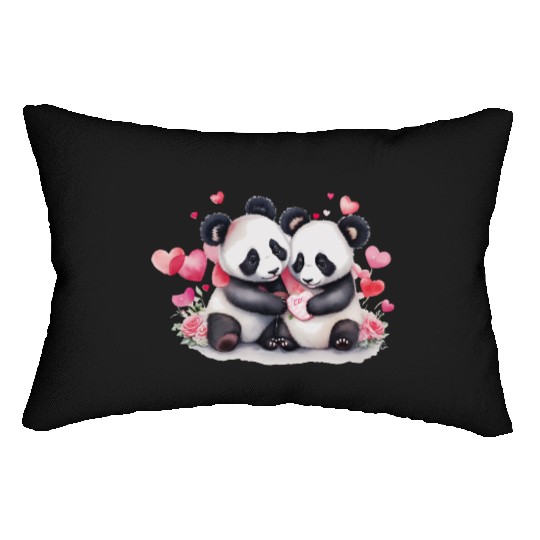 Valentines Day, Valentine Retro Lumbar Pillows