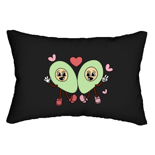 Valentines Day, Valentine Retro Lumbar Pillows