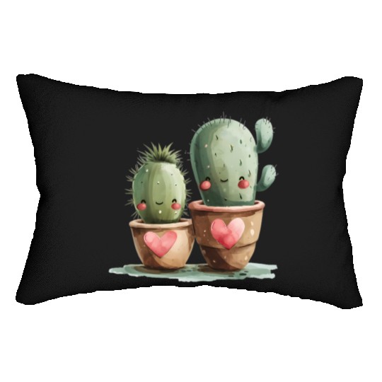 Happy Valentines Day, Trendy Valentine Lumbar Pillows