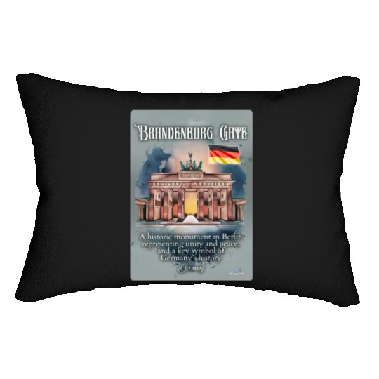 Brandenburg Gate A historic monument in Germany V3 Lumbar Pillows