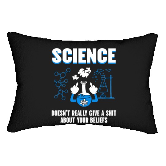 Science humour gstudent, physics, chemistry Lumbar Pillows