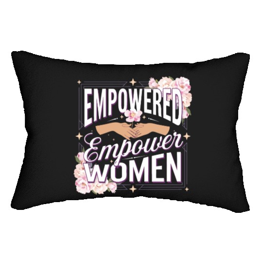 strength in sisterhood Lumbar Pillows