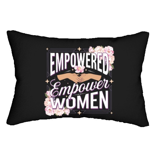 strength in sisterhood Lumbar Pillows