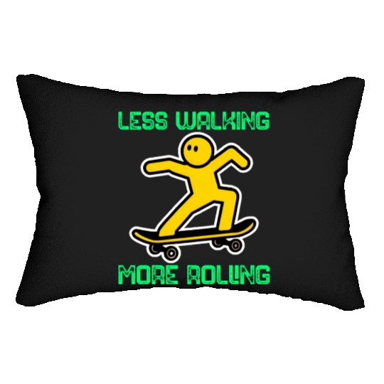 Less Walking, More Rolling Lumbar Pillows