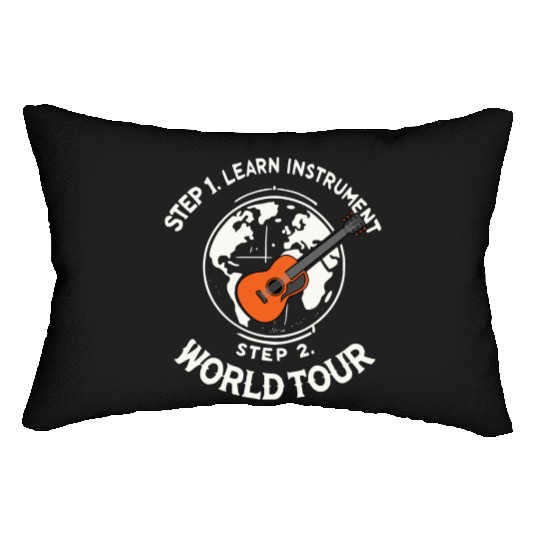 Step 1 Learn instrument Step 2 World Tour Lumbar Pillows