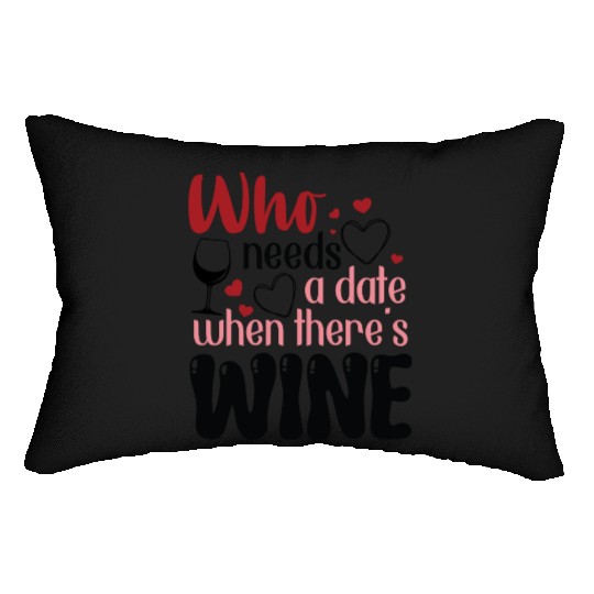 Valentines Day, Retro Valentine, Coquete Valentine Lumbar Pillows