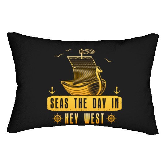 Florida Keys SEAS THE DAY IN KEY-WEST FLORIDA Lumbar Pillows