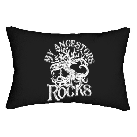 Genealogy Genealogist My Ancestors Rocks Lumbar Pillows