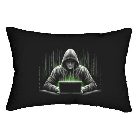 Hacker Programmer Computer Science Lumbar Pillows