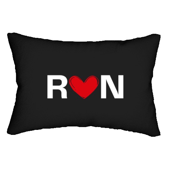 Valentine’s Day for Fitness Lovers Running gifts Lumbar Pillows