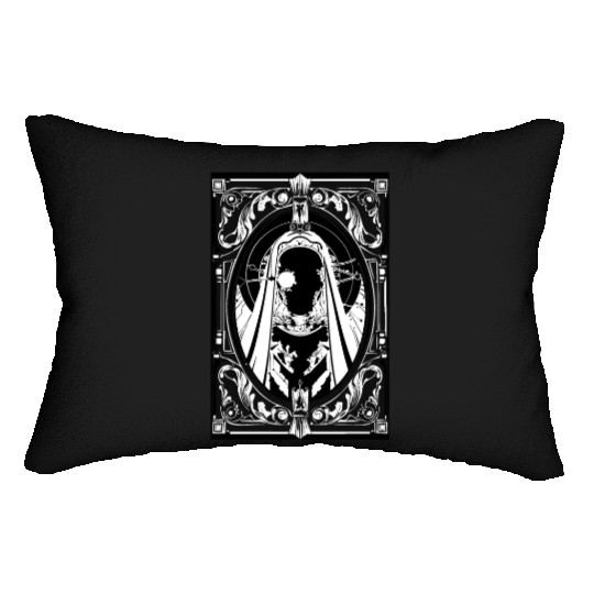 Saint Robot Art Nouveau Lumbar Pillows