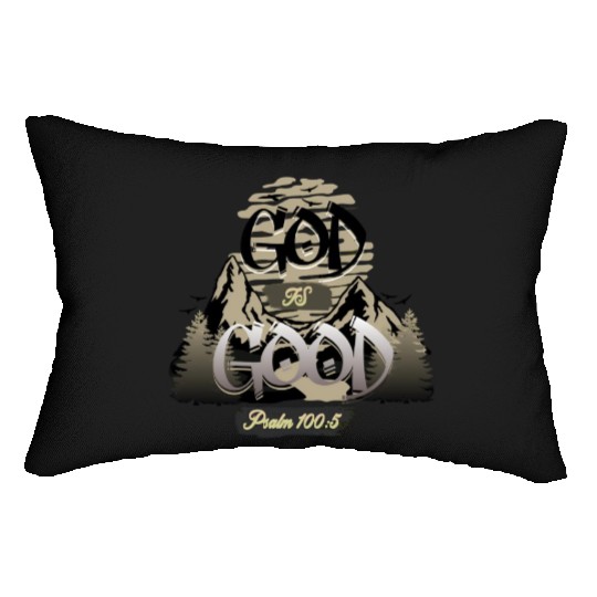 God is good faith Lumbar Pillows