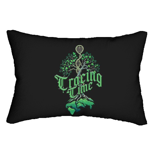 Genealogy Genealogist Ancestry Tracing Time Lumbar Pillows