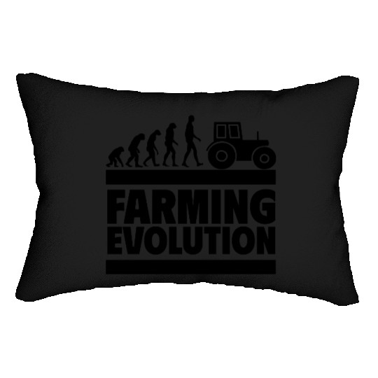 Farming Evolution Perfect for Farmers & Nature Lumbar Pillows