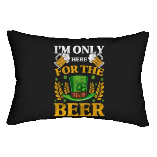 Pub Shamrock Pot World Tour Lumbar Pillows