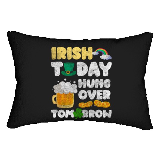 Irish Vacation Ready Tourism Alcohol Lumbar Pillows