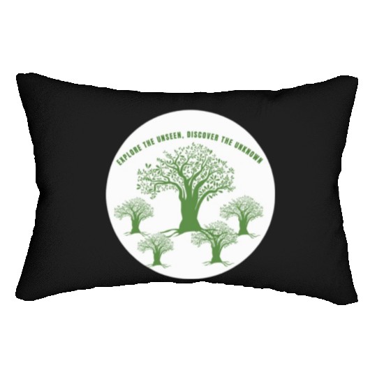 Green Tree Environmentalism Advocacy Lumbar Pillows