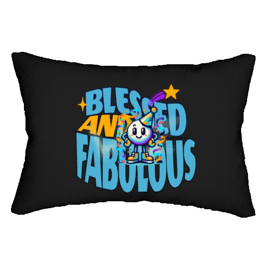 Blessed And Fabulous - Numbers 6:24-25 Lumbar Pillows