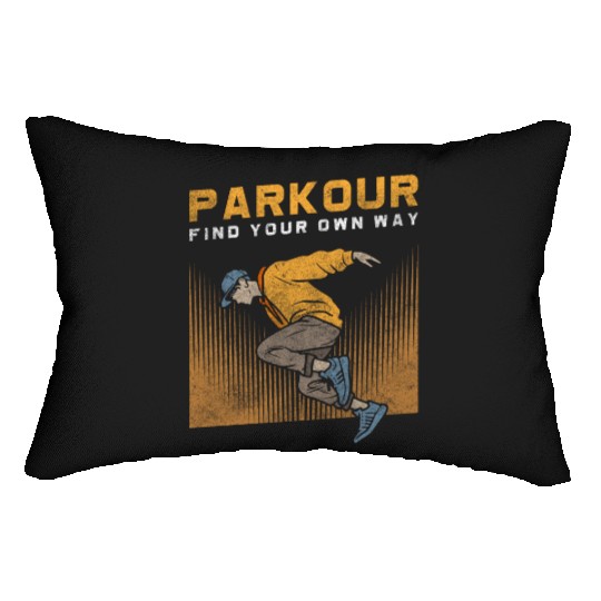 Parkour Extreme Underground Stunt Lumbar Pillows