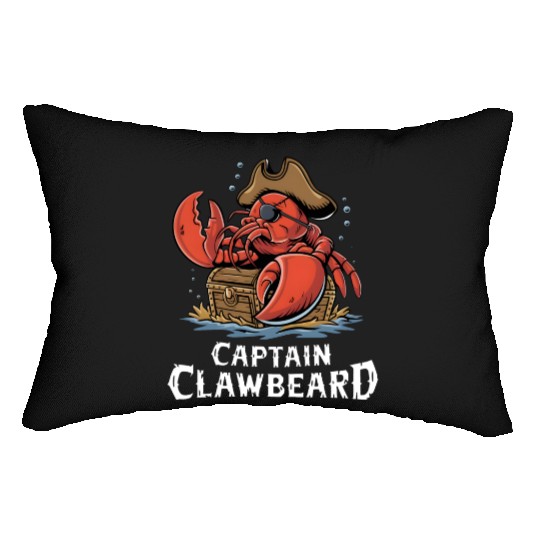 Pirate Lobster Lumbar Pillows