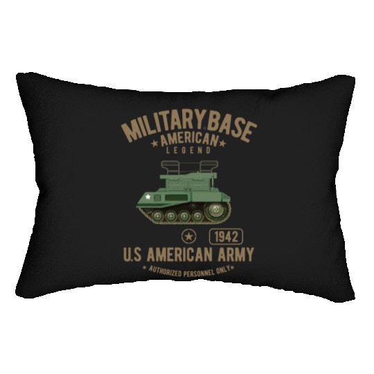 American US Army Vehicle Lumbar Pillows
