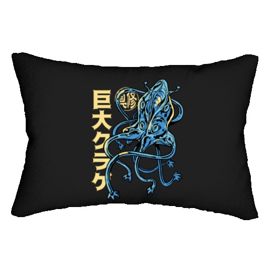 Jellyfish Japanese Monster Lumbar Pillows